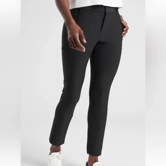 ✨ Athleta Stellar Trouser – Size 4 (Black) ✨ - Picture 1 of 10